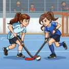 Florbalový turnaj starších žákyň 1